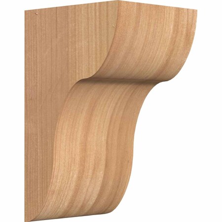 Ekena Millwork Carmel Smooth Corbel, Western Red Cedar, 5 1/2"W x 6"D x 10"H COR06X06X10CAR00SWR